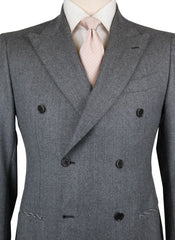 Luigi Borrelli Gray Wool Solid Suit - (LBC135731R7) - Parent