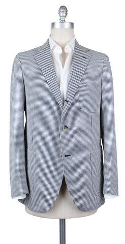 Luigi Borrelli Navy Blue Sportcoat - 40 US / 50 EU