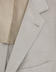 Luigi Borrelli Beige Wool Blend Solid Sportcoat - 40/50 - (B4325975R7)
