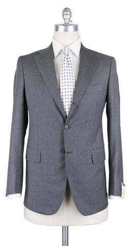 Luigi Borrelli Gray Suit - 46 US / 56 EU