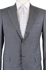 Luigi Borrelli Gray Wool Solid Suit - 46/56 - (B90125414LIPARI7L)