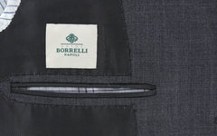 Luigi Borrelli Gray Wool Solid Sportcoat -  36/46 - (B9018112R7)