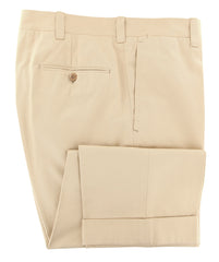 Luigi Borrelli Beige Cotton Solid Suit - (LBB90C110384) - Parent