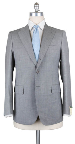 Luigi Borrelli Light Gray Suit - 46 US / 56 EU