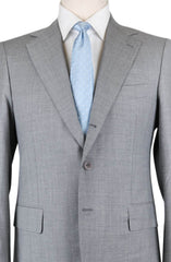 Luigi Borrelli Light Gray Wool Suit - 46/56 - (B90LIPARI1254127L)