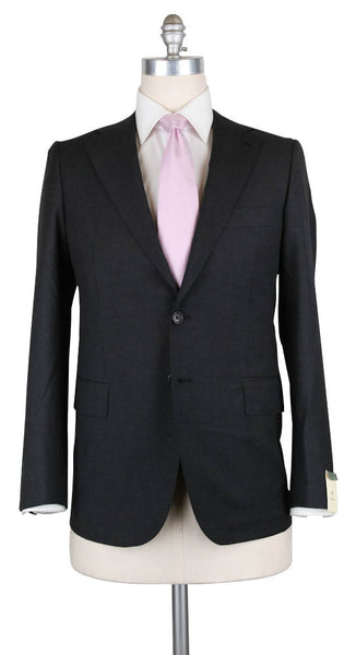 Borrelli Charcoal Gray Wool Solid Suit - 36/46 - (B90125417)