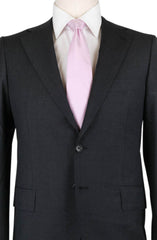 Luigi Borrelli Charcoal Gray Wool Solid Suit - 44/54 - (B90125417)