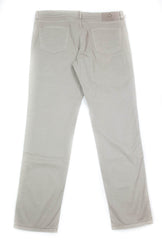 Luigi Borrelli Beige Solid Pants - Extra Slim - 42/58 - (CAM29310523)