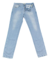 New $425 Luigi Borrelli Denim Blue Jeans - Extra Slim - ��42/58 - (CAR03211646)