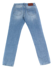 Luigi Borrelli Denim Blue Jeans - Extra Slim - ��34/50 - (CAR03211647)