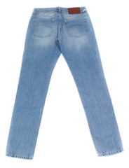 Luigi Borrelli Denim Blue Jeans - Extra Slim - ��42/58 - (CAR03311647)