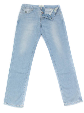 Luigi Borrelli Denim Blue Jeans - Extra Slim - 42 US / 58 EU