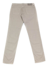 Luigi Borrelli Beige Solid Pants - Super Slim - 40/56 - (CAR2581530)