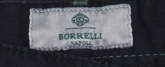 Luigi Borrelli Midnight Navy Blue Solid Pants - 42/58 - (CAR2931511)