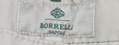 Luigi Borrelli Beige Solid Pants - Super Slim - 38/54 - (CAR2931530)