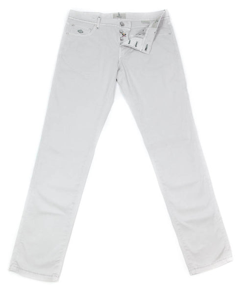 Luigi Borrelli Light Gray Pants - Super Slim - 42/58 - (CAR2931550)