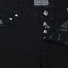 Luigi Borrelli Midnight Navy Blue Solid Pants - 34/50 - (CAR4051511)