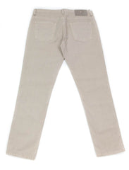 Luigi Borrelli Beige Solid Pants - Super Slim - 42/58 - (CAR4051530)