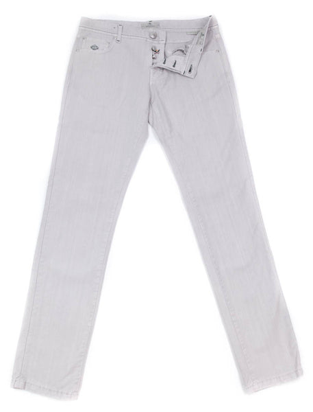 Luigi Borrelli Light Gray Pants - Super Slim - 33/49 - (CAR4051550)
