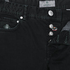 Luigi Borrelli Black Solid Pants - Super Slim - 31/47 - (CARJ0130090)