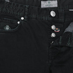 Luigi Borrelli Black Solid Pants - Super Slim - 33/49 - (CARJ0130090)
