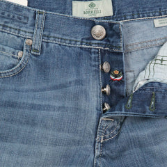 Luigi Borrelli Denim Blue Jeans - Super Slim - 42/58 - (CARSS03211647)