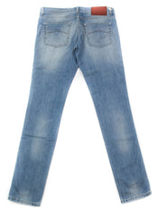 Luigi Borrelli Denim Blue Jeans - Super Slim - 35/51 - (CARSS03311653)