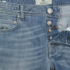 Luigi Borrelli Denim Blue Jeans - Super Slim - 32/48 - (CARSS03311653)