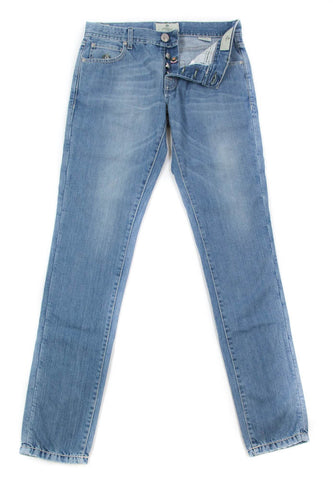 Luigi Borrelli Denim Blue Jeans - Super Slim - 34 US / 50 EU