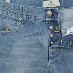 Luigi Borrelli Denim Blue Jeans - Super Slim - 34/50 - (CARSS14711650)