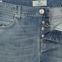Luigi Borrelli Denim Blue Jeans - Super Slim - 32/48 - (CARSS14811652)