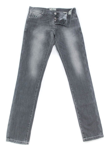 Luigi Borrelli Gray Jeans - Super Slim - 32 US / 48 EU