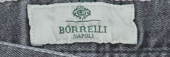 Luigi Borrelli Gray Solid Jeans - Super Slim - 32/48 - (CARSS14911645)