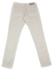 Luigi Borrelli Beige Solid Pants - Super Slim - 34/50 - (CARSS29310530)