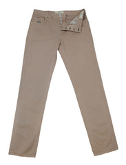Luigi Borrelli Beige Solid Pants - Slim - 33/49 - (LBJ03360FI)