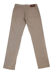 Luigi Borrelli Beige Solid Pants - Slim - (LBJ03360FI) - Parent
