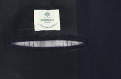 Luigi Borrelli Midnight Navy Blue Cashmere Coat - (LBCOATQUA) - Parent