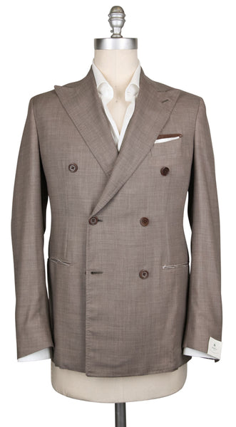 Luigi Borrelli Brown Cashmere Solid Sportcoat - (DP171160) - Parent