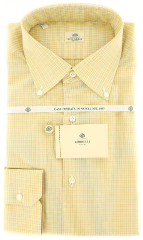 Luigi Borrelli Yellow Shirt - 15.75 US / 40 EU