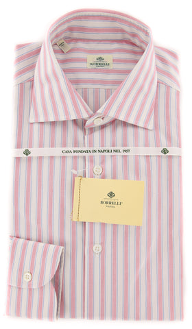 Luigi Borrelli Pink Shirt - 15.75 US / 40 EU