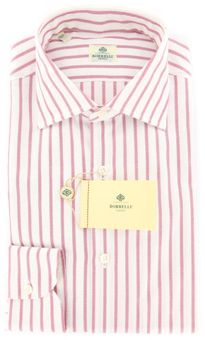 Luigi Borrelli Pink Shirt - 16.5 US / 42 EU