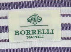 Luigi Borrelli Blue Striped Shirt - Extra Slim - 17/43 - (EV2022IVO)