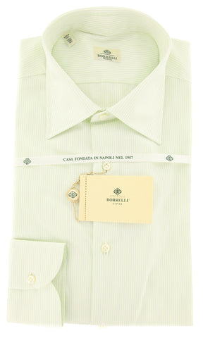 Luigi Borrelli Green Shirt - 15.75 US / 40 EU