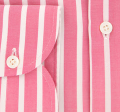 Borrelli Pink Striped Shirt - Extra Slim - 15/38 - (EV20440GIANNI)