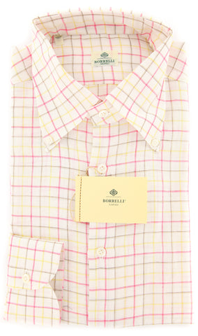 Luigi Borrelli Pink Shirt - 15.5 US / 39 EU