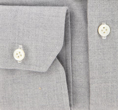 Borrelli Light Gray Shirt - Extra Slim - 15.75/40 - (EV424030LUCIANO)