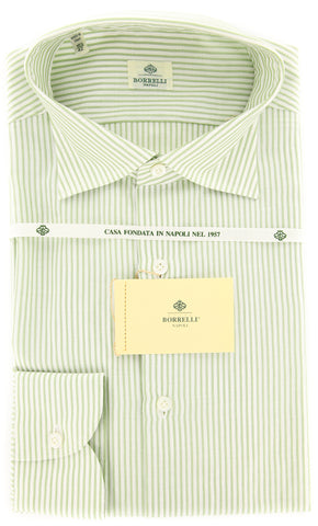 Luigi Borrelli Green Shirt - 17 US / 43 EU