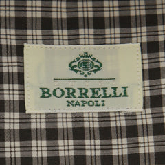 Borrelli Brown Check Shirt - Extra Slim - 15.75/40 - (EV5373LEONARDO)