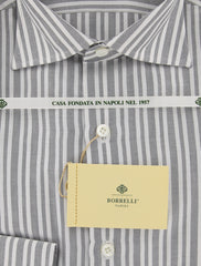 Luigi Borrelli Light Gray Shirt - Extra Slim - 15/38 - (EV650901GIANNI)