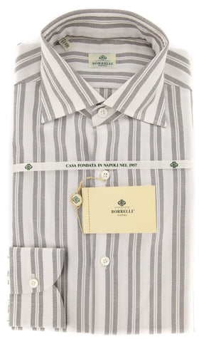 Luigi Borrelli Brown Shirt - 15 US / 38 EU